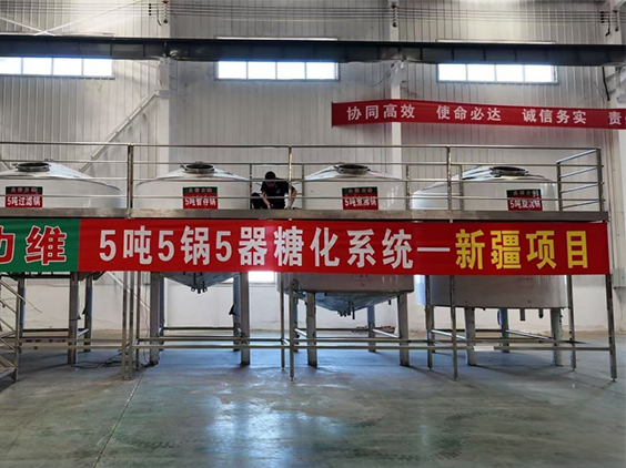 赵县精酿啤酒设备厂—5吨精酿啤酒设备—新疆项目